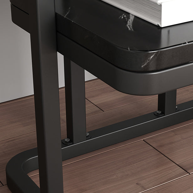 22.8 "hoog houten nachtkastje in grijs / wit / zwarte moderne nachtstandaard