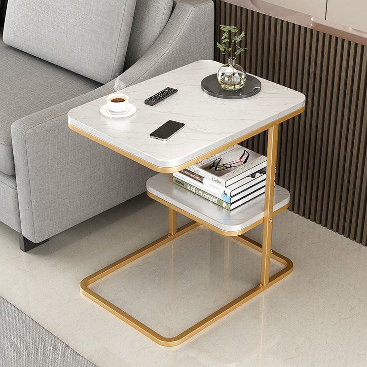 22.8 "hoog houten nachtkastje in grijs / wit / zwarte moderne nachtstandaard