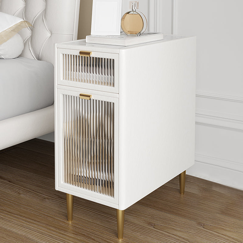 Modernismo cassetto tavolo da notte tavolo da letto in legno massiccio