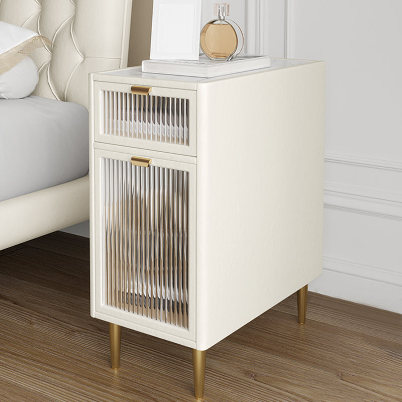 Modernismo cassetto tavolo da notte tavolo da letto in legno massiccio