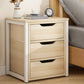 Contemporary Drawer Storage Bedside Cabinet Wood Nightstand for Bedroom Natural 3 Clearhalo 'Bedroom Furniture' 'furn' 'furn_night_stand' 'Furniture' 'night_stand' 'Nightstands' 5401352