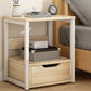 Contemporary Drawer Storage Bedside Cabinet Wood Nightstand for Bedroom Natural 1 Clearhalo 'Bedroom Furniture' 'furn' 'furn_night_stand' 'Furniture' 'night_stand' 'Nightstands' 5401358