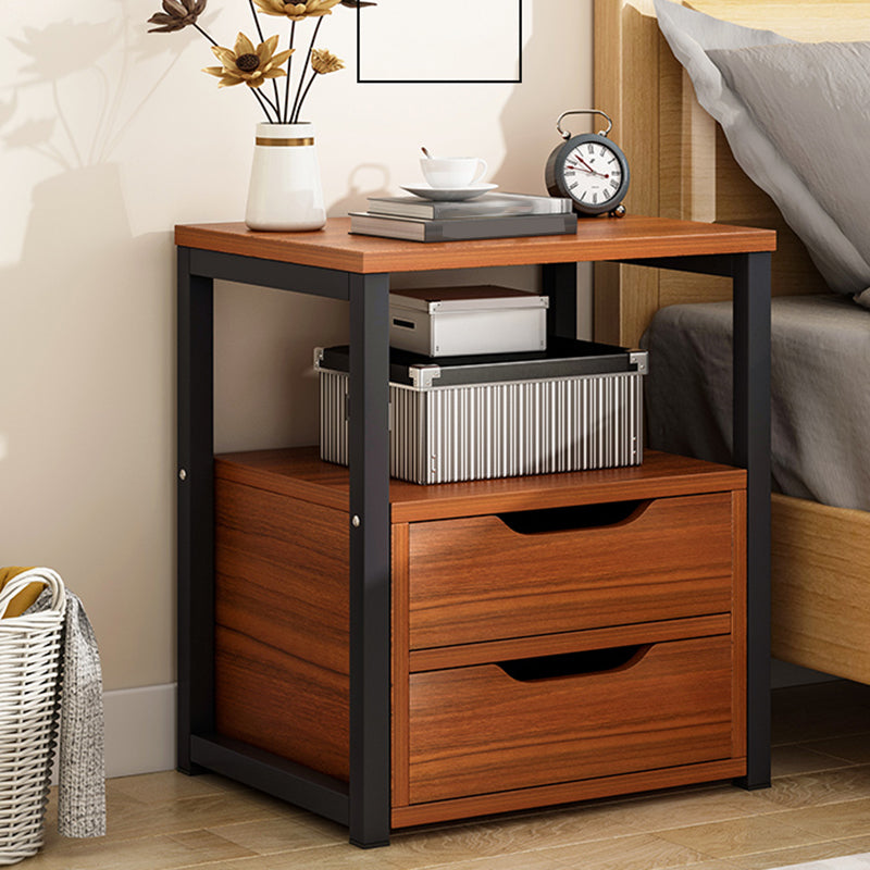 Contemporary Drawer Storage Bedside Cabinet Wood Nightstand for Bedroom Clearhalo 'Bedroom Furniture' 'furn' 'furn_night_stand' 'Furniture' 'night_stand' 'Nightstands' 5401372