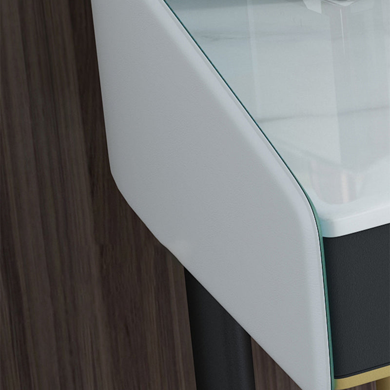 33,8 "altezza 2 cassetti per il trucco da tavola da vanità vanità per camera da letto