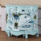 Victorian Style 31.8" Height 2 Drawers Vanity Set with Stool and Mirror