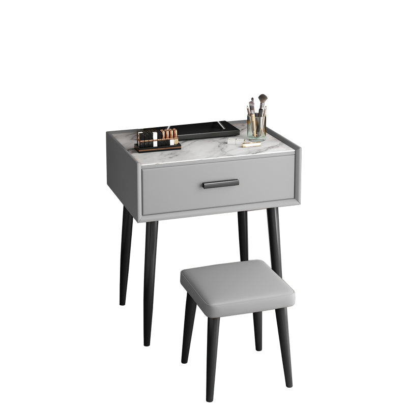 Vanité de maquillage à table en ardoise moderne de 29,5 "Hauteur pour chambre à coucher