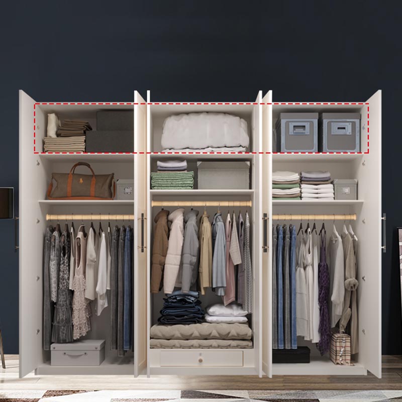 Weißer Kleiderschrank