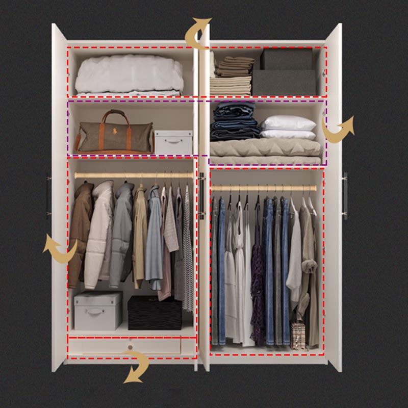 Weißer Kleiderschrank