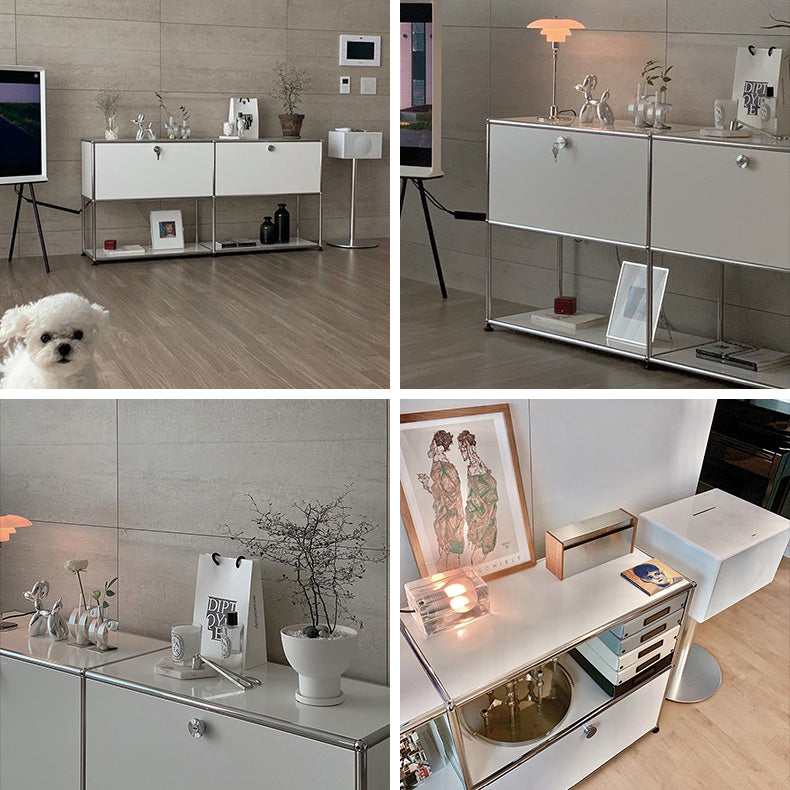 Sideboard di sideboard di archiviazione moderna con cassetto per casa