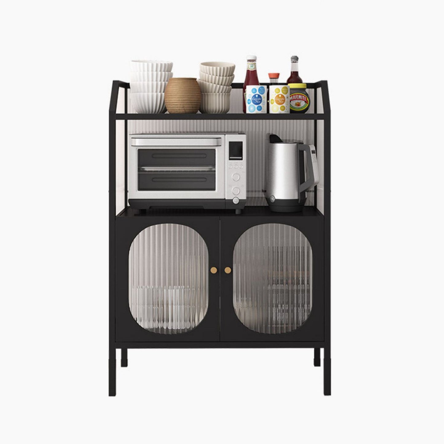 39.37 "H Sideboard Moderner Style Dining Server mit Türen für Küche und Wohnzimmer