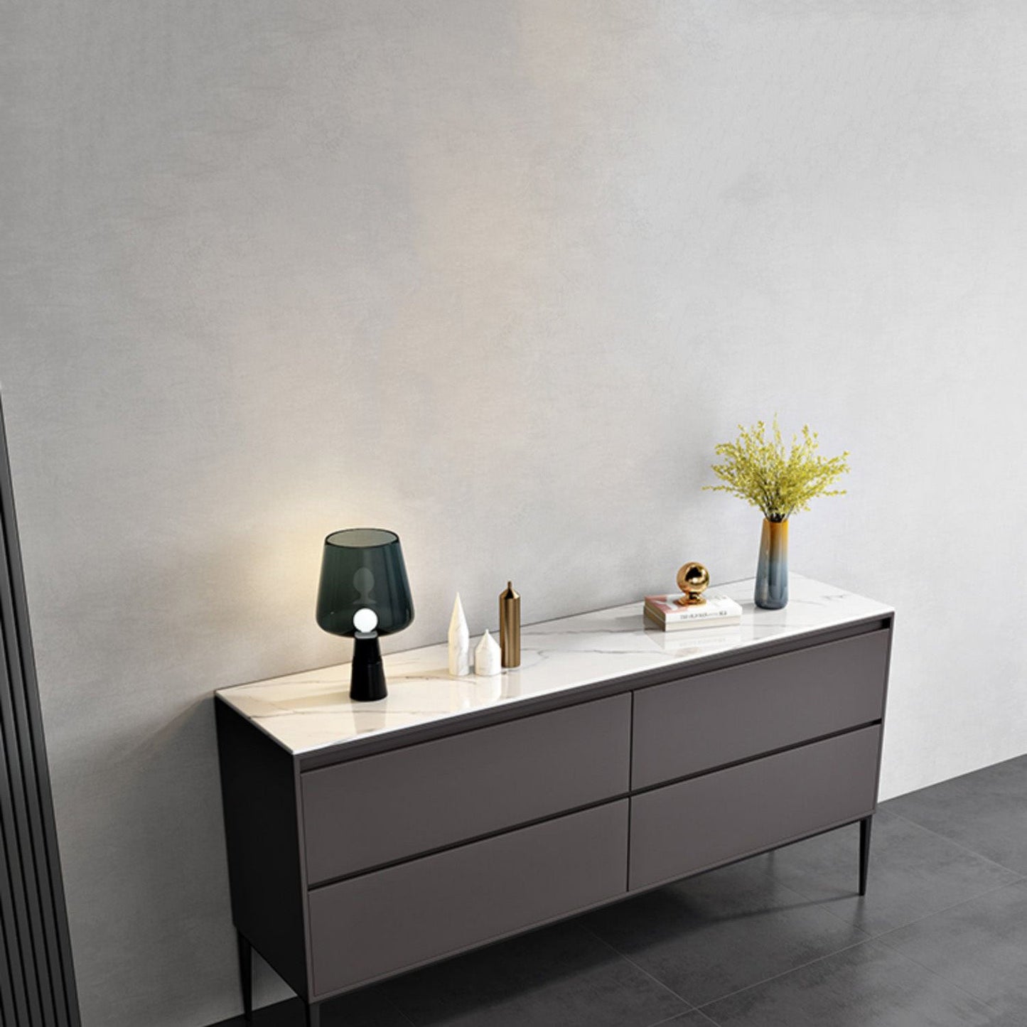 Server da pranzo in stile contemporaneo 4 Server dei cassetti per soggiorno