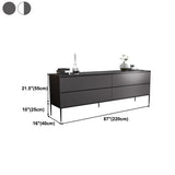 Server da pranzo in stile contemporaneo 4 Server dei cassetti per soggiorno