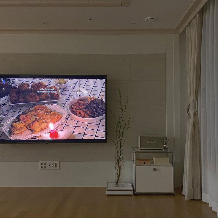 Aparador de estilo de estilo contemporáneo de estilo de madera con marco de metal