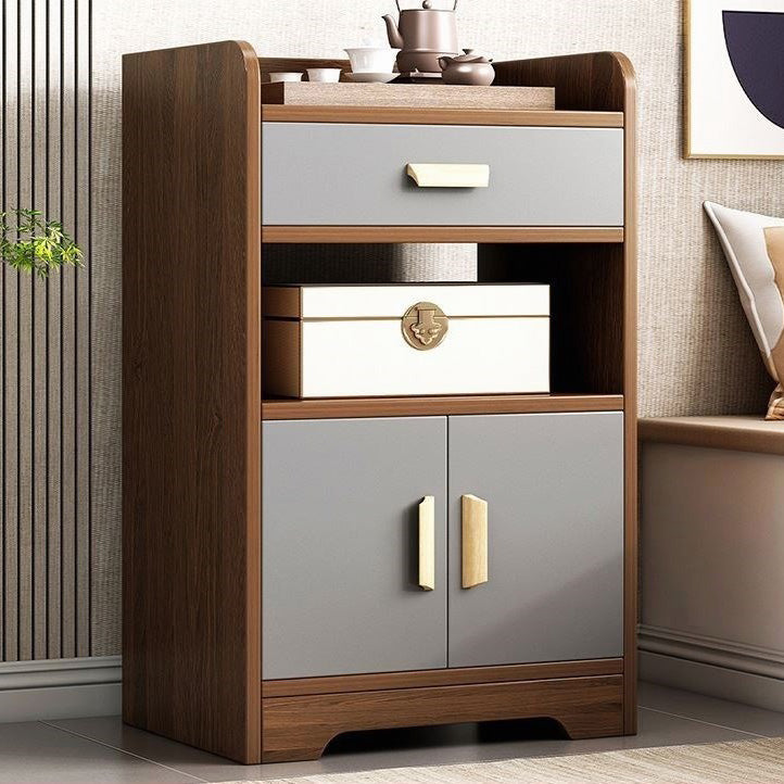 Manufactured Wood Dining Server Contemporary 1 Door Kitchen Server Clearhalo 'buffet_sideboard' 'Buffets & Sideboards' 'furn' 'furn_buffet_sideboard' 'Furniture' 'Kitchen & Dining Furniture' 5405090