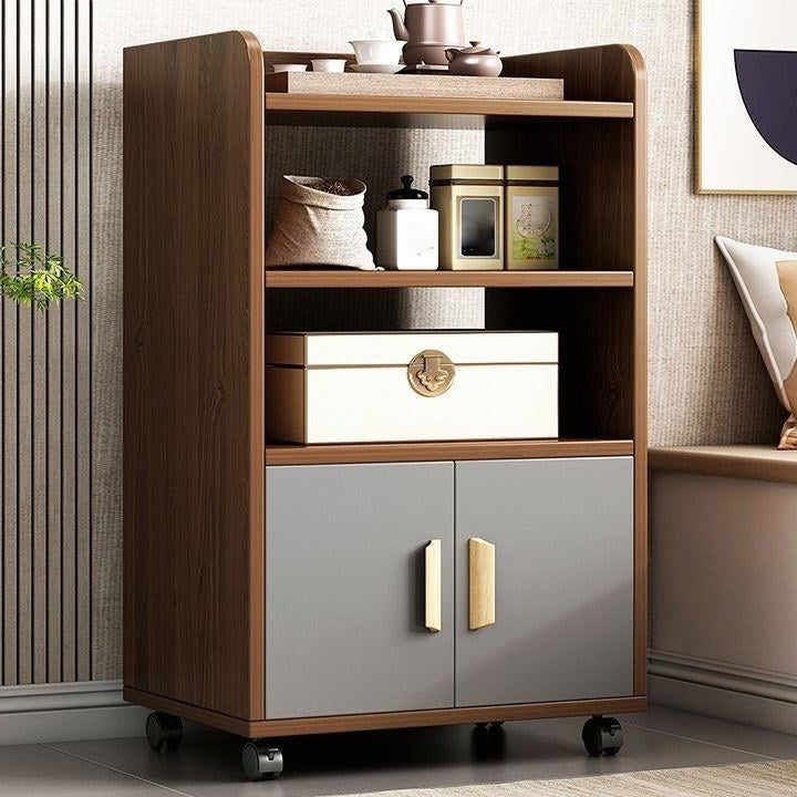 Manufactured Wood Dining Server Contemporary 1 Door Kitchen Server Clearhalo 'buffet_sideboard' 'Buffets & Sideboards' 'furn' 'furn_buffet_sideboard' 'Furniture' 'Kitchen & Dining Furniture' 5405092