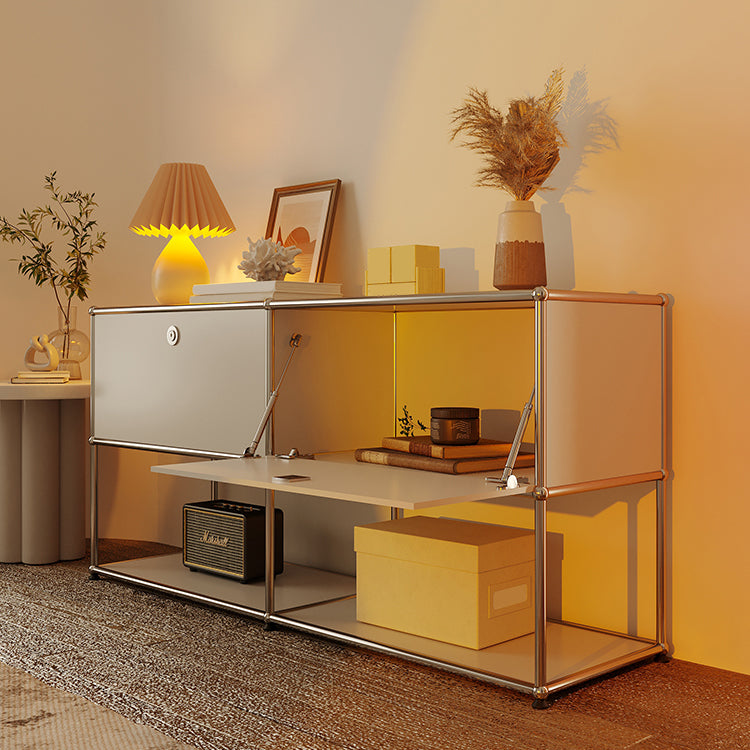 Plate-forme blanche de style moderne.