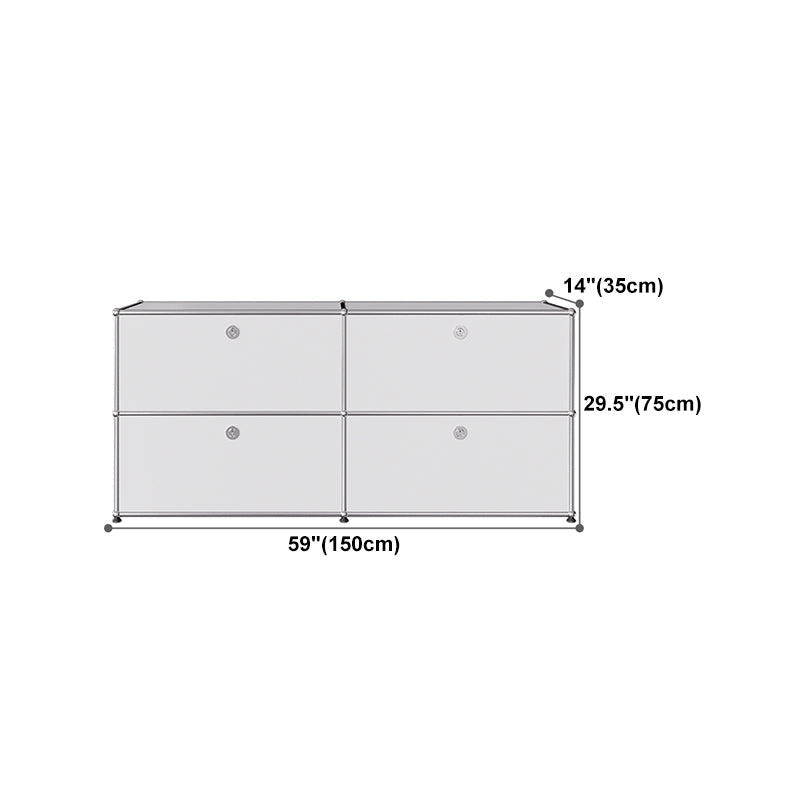 Plate-forme blanche de style moderne.