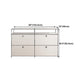 Modern Style White Sideboard Wood Dining Sideboard for Living Room