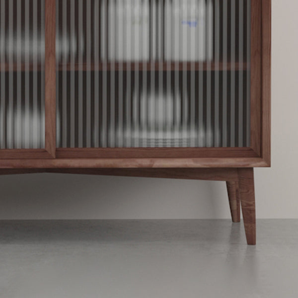 Gesto in legno di gomma Creedenza moderno con cassetti e conservazione