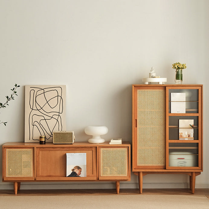 Porta scorrevole in legno massiccio mobile server moderno con spazio per la cucina