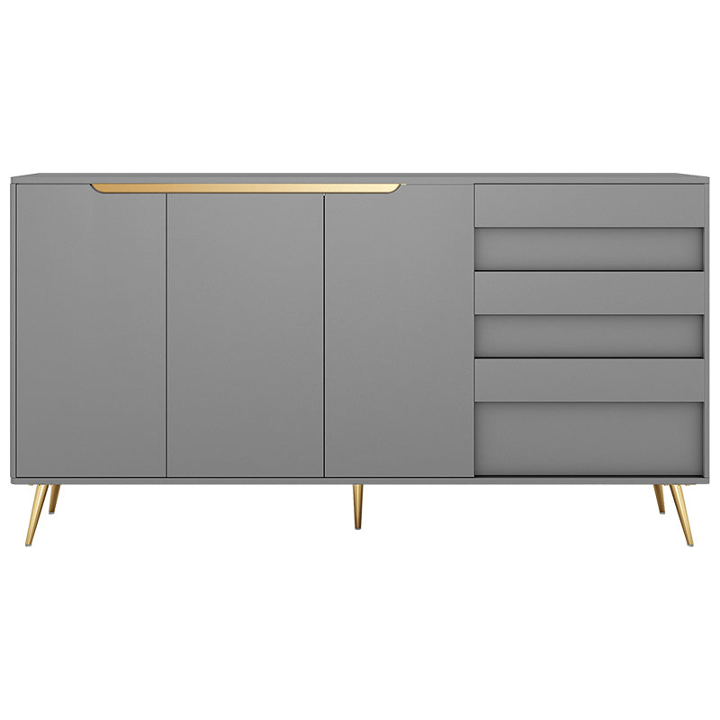 Credenza in legno ingegnerizzato a 3 cassetti ingegneri moderni rilancio regolabili per soggiorno