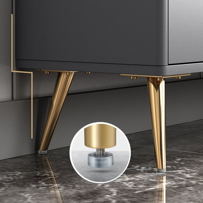 Credenza in legno ingegnerizzato a 3 cassetti ingegneri moderni rilancio regolabili per soggiorno