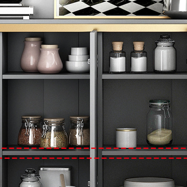 Credenza in legno ingegnerizzato a 3 cassetti ingegneri moderni rilancio regolabili per soggiorno