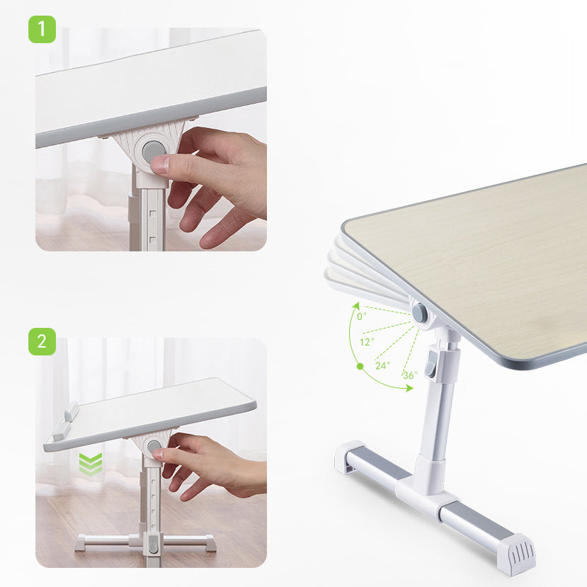 Escritorio de escritura rectangular con alumno de aluminio de aluminio de aluminio escritorio