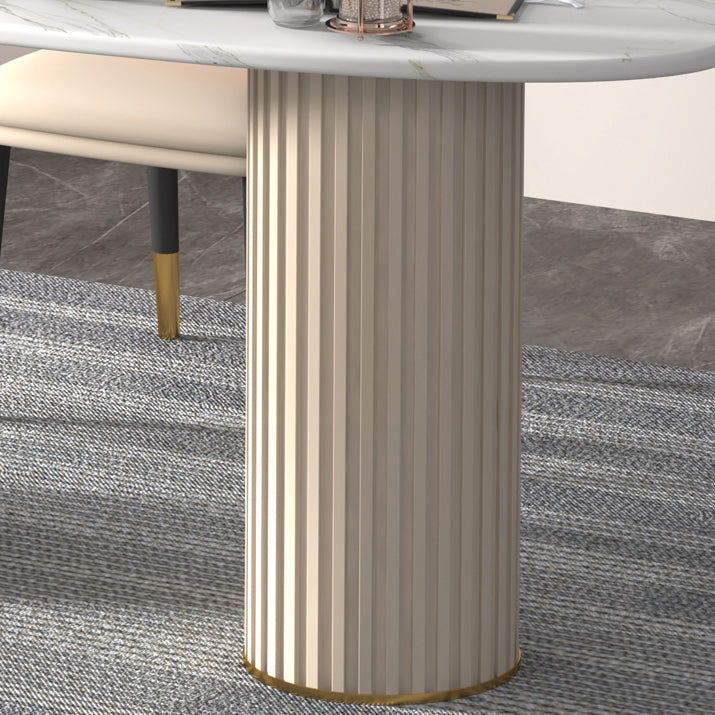 Zeitgenössischer Stil Office Desk gekrümmt weißes Büro und Heimschreiberschreibtisch