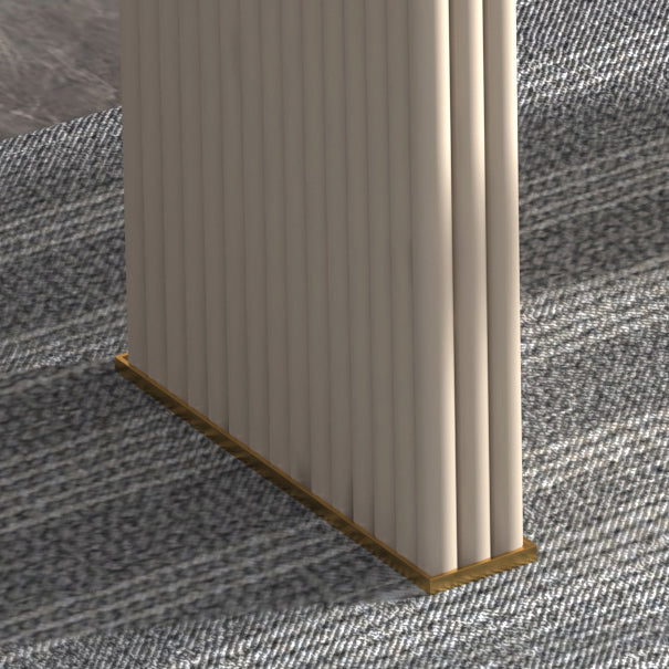 Zeitgenössischer Stil Office Desk gekrümmt weißes Büro und Heimschreiberschreibtisch