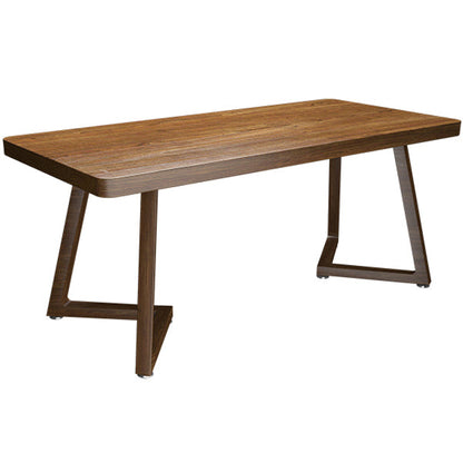 Modern Style Home Office Desk Curved Solid Wood Sled Writing Desk Clearhalo 'furn' 'furn_office_desk' 'Furniture' 'Office Desks' 'Office Furniture' 'office_desk' 5405536