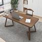 Modern Style Home Office Desk Curved Solid Wood Sled Writing Desk Clearhalo 'furn' 'furn_office_desk' 'Furniture' 'Office Desks' 'Office Furniture' 'office_desk' 5405542