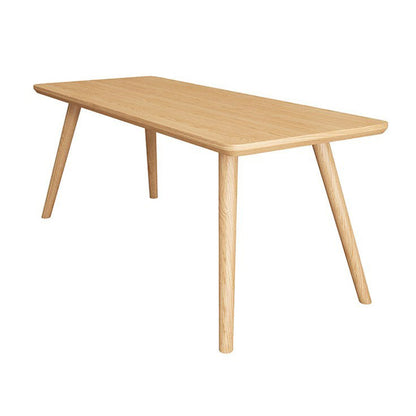 ソリッドウッド湾曲した会議テーブルホームオフィスモダンライティングデスク