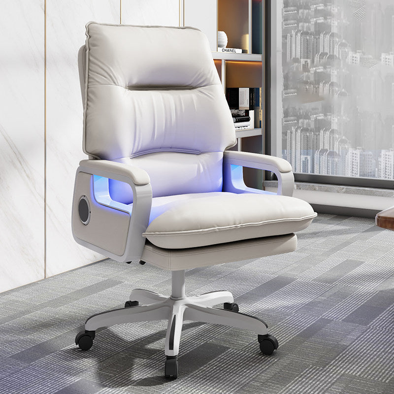 Chaise de bureau de bureau moderne de base en nylon avec armes rembourrées