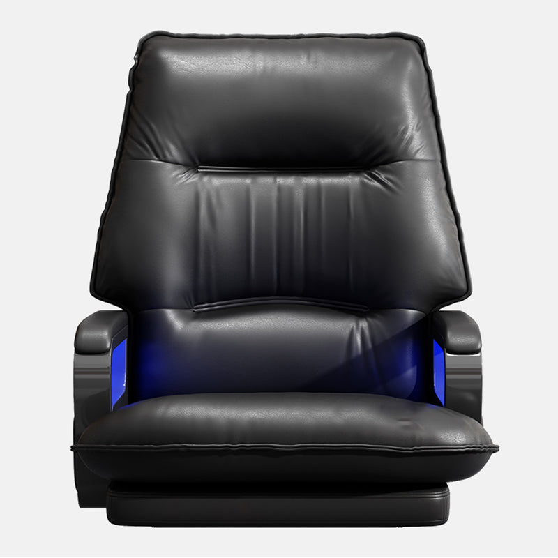 Chaise de bureau de bureau moderne de base en nylon avec armes rembourrées