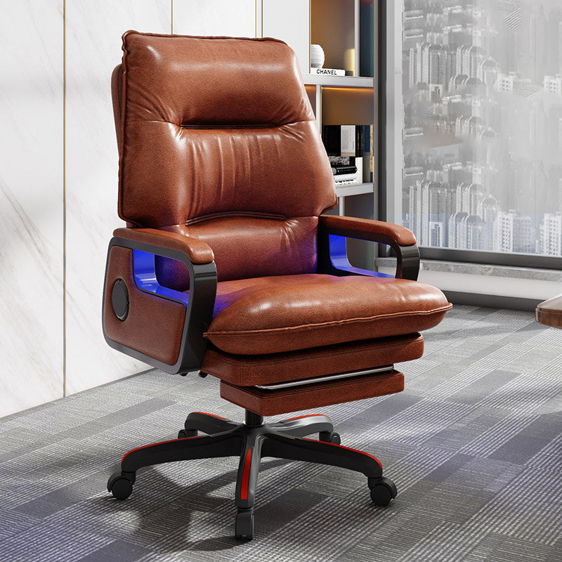 Chaise de bureau de bureau moderne de base en nylon avec armes rembourrées