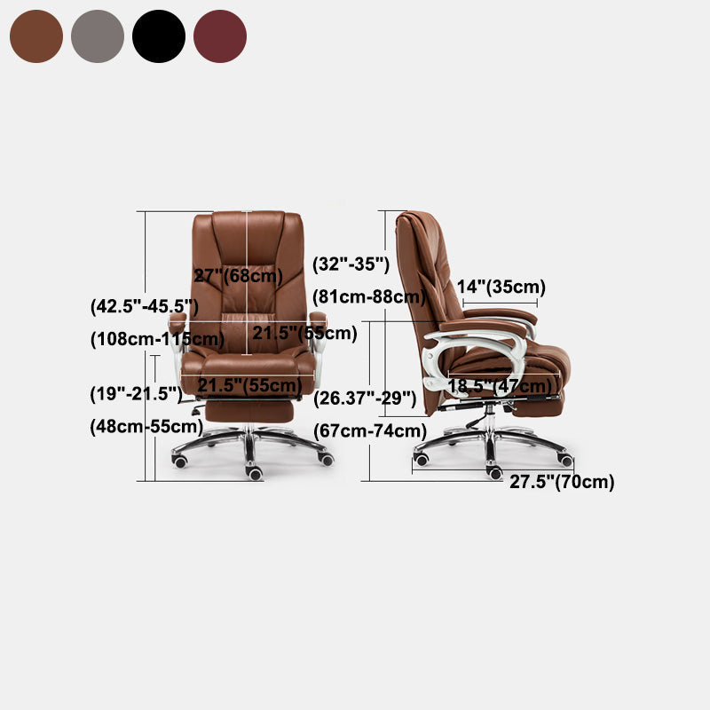 High Back Executive Schreibtischstuhl mit gepolsterten Armen