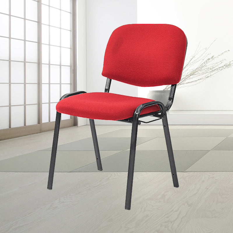 Armless Conference Chair Mid Back Modern Office Chair mit Metallbeinen