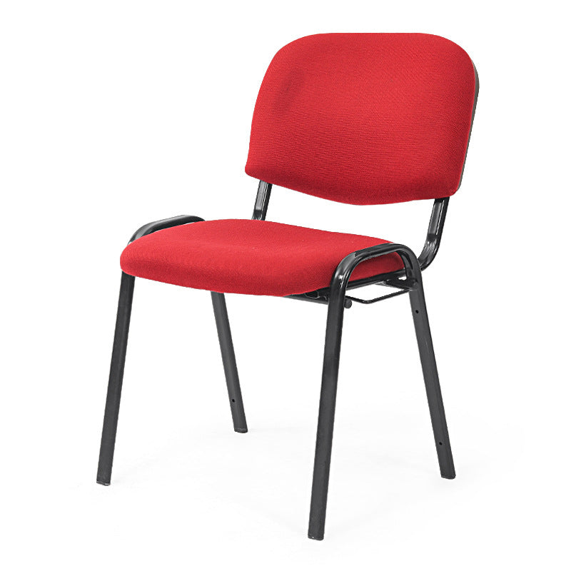 Armless Conference Chair Mid Back Modern Office Chair mit Metallbeinen