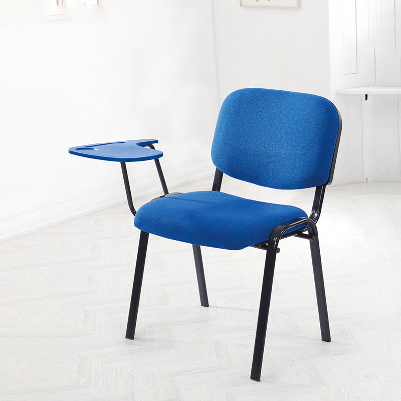 Armloze conferentiestoel Mid terug moderne bureaustoel met metalen benen