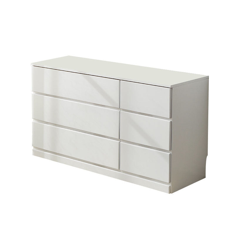 Multi Drawers Wooden Storage Chest Modern Style Storage Chest Dresser for Bedroom