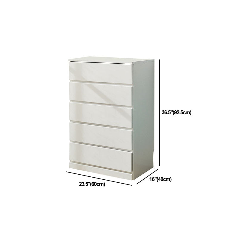 Multi Drawers Wooden Storage Chest Modern Style Storage Chest Dresser for Bedroom