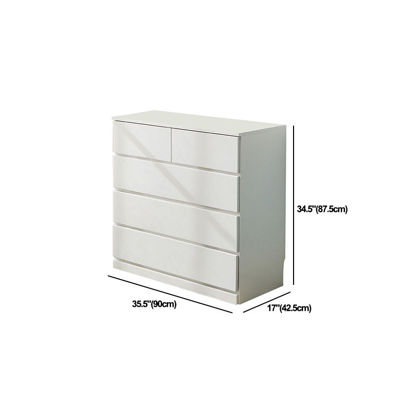 Tiroirs multi-tiroirs en bois coffre à la poitrine moderne commode de rangement de rangement pour chambre à coucher