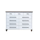 5 / 7 / 8 Drawers White Wooden Storage Chest Modern Style Storage Chest Dresser