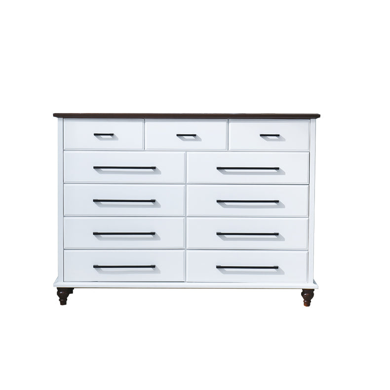 5 / 7 / 8 Drawers White Wooden Storage Chest Modern Style Storage Chest Dresser
