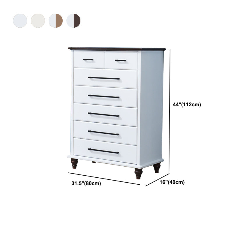 5/7/8 laden Witte houten opbergkast moderne stijl opbergkast dressoir