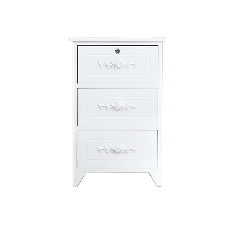 White Wooden Lingerie Chest Modern Style Vertical Storage Chest Dresser Clearhalo 'Bedroom Furniture' 'Dressers & Chests' 'dressers_chests' 'furn' 'furn_dressers_chests' 'Furniture' 5406056