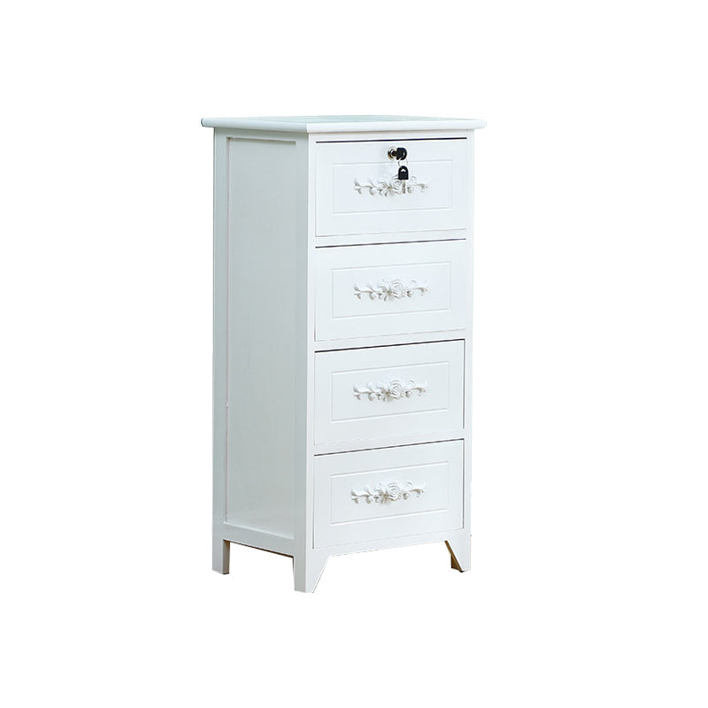 White Wooden Lingerie Chest Modern Style Vertical Storage Chest Dresser https: res.litfad.com site img item 2022 07 10 5406063 1200x1200.jpg Clearhalo 'Bedroom Furniture' 'Dressers & Chests' 'dressers_chests' 'furn' 'furn_dressers_chests' 'Furniture' 5406063