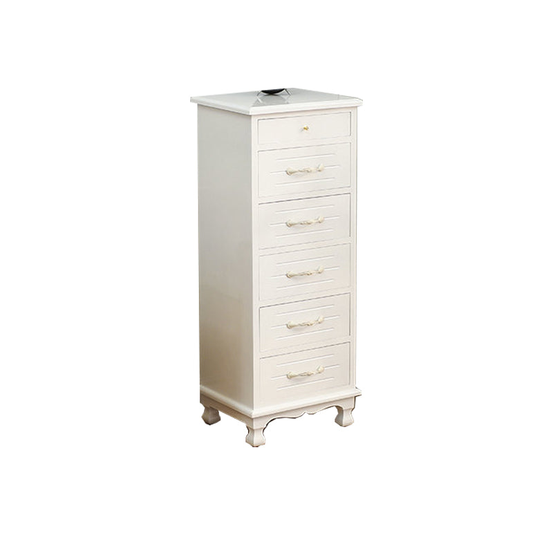 White Wooden Lingerie Chest Modern Style Vertical Storage Chest Dresser https: res.litfad.com site img item 2022 07 25 5406064 1200x1200.jpg Clearhalo 'Bedroom Furniture' 'Dressers & Chests' 'dressers_chests' 'furn' 'furn_dressers_chests' 'Furniture' 5406064
