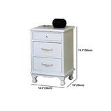 Tocador de cofre de almacenamiento vertical de estilo de lencería de madera blanca